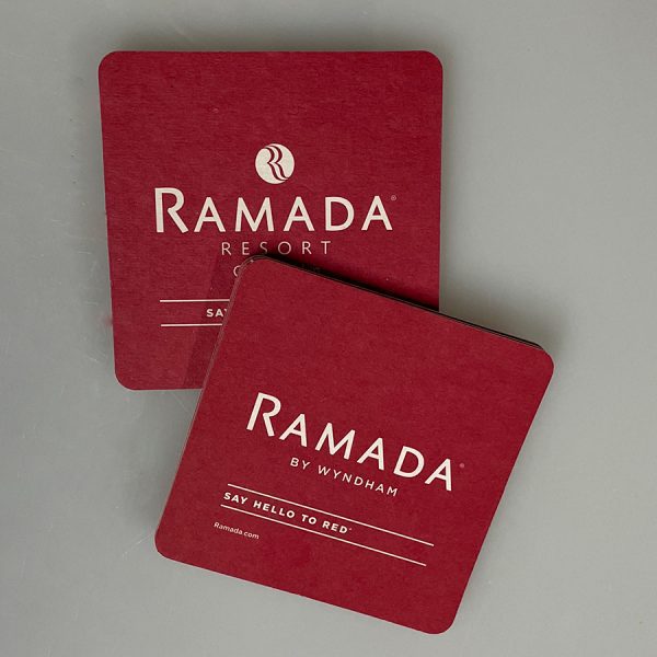 Ramada Hotel drip mats